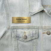 Simple Business Employee Classic Name Tag (In situ)