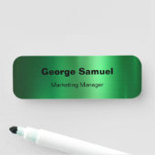 Simple Business Employee Classic Name Tag (In situ)