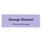 Simple Business Employee Name Tag (Voorkant)