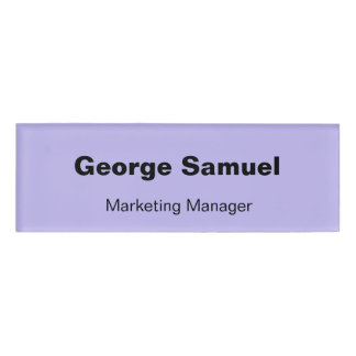 Simple Business Employee Name Tag
