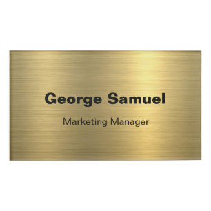 Simple Business Employee Name Tag