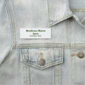 Simple Business jouw namen toevoegen Tekst Q R Cod Naamplaatje (In situ)