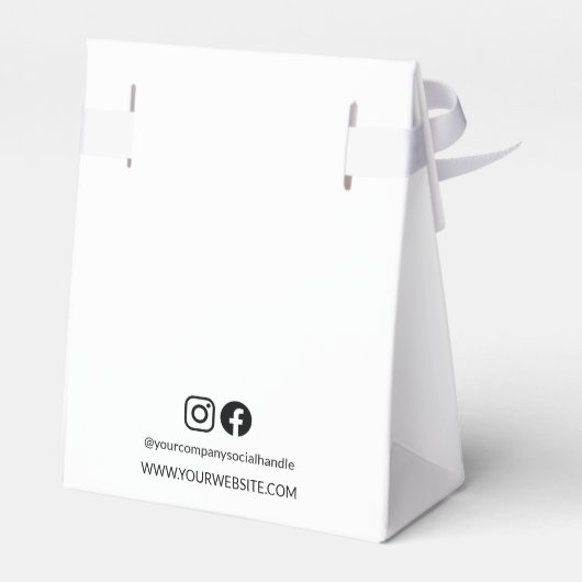 Simple Business logo Bedankt Script website Bedankdoosjes (Achterkant)