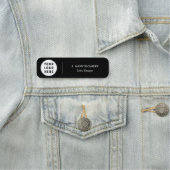 Simple Business Logo Office Employees Custom Naamplaatje (In situ)