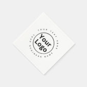 Simple Business Logo Party Servet (Hoek)