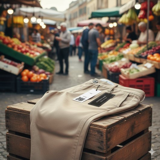 Simple Business Logo QR Code Display Prijs Label Mini Visitekaartjes