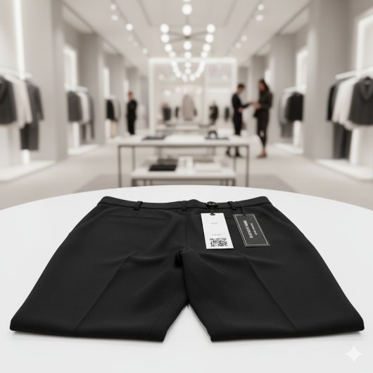 Simple Business Logo QR Code Display Prijs Label Mini Visitekaartjes