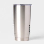 Simple Business Logo QR Code Promo Swag Geïsoleerde Drinkbeker (Links)