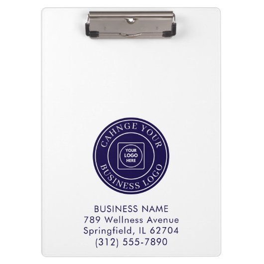 Simple Business Logo Staff Pro clipboard Klembord (Voorkant)