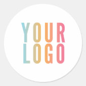 Simple Business Logo Sticker (Voorkant)