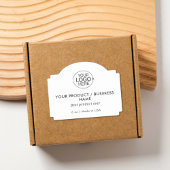 Simple Business Logo Typography Productlabel Sticker