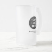 Simple Business Logo Website Custom Promotional Matglas Bierpul (Voorkant rechts)