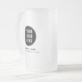 Simple Business Logo Website Custom Promotional Matglas Bierpul (Voorkant links)