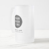 Simple Business Logo Website Custom Promotional Matglas Bierpul (Voorkant links)