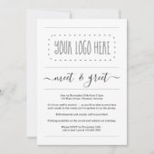 Simple Business Meet and Greet - Voeg Logo toe Kaart (Voorkant)