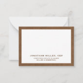 Simple Business Typographic Notitiekaartje (Voorkant)