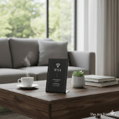 Simple Business  Wifi Password and Network  Reclamebord Met Voetstuk