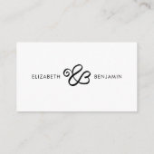 Simple Calligraphy Huwelijkscadeaus Registry Informatiekaartje (Achterkant)