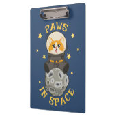 Simple Cat in space Astronaut Cosmic animal Moon Klembord (Links)