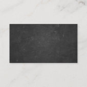 Simple Chalkboard Casting Director Visitekaartje (Achterkant)