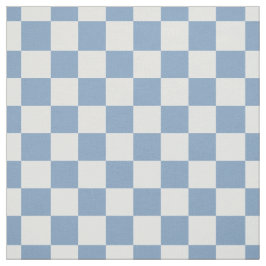 Simple Chambray Blue Gingham Check Quilting Stof