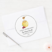 Simple Cherry Infused Honey Label (Envelop)