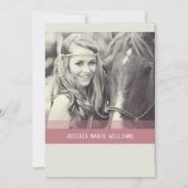 Simple Chevron-Afstuderen | Rood Kaart (Voorkant)