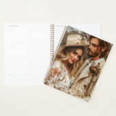 Simple Chic Elegant Calligraphy Photo Wedding Planner (Display)