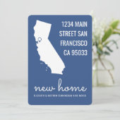 Simple Chic en Fun New Home Notice Kaart (Staand voorkant)