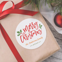 Simple Chic Merry-kerstkalligrafie script