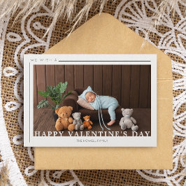 Simple Chic Newborn Baby Happy Valentijns Familie
