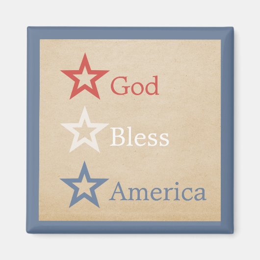 Simple Chic Stars Magnet (Voorkant)