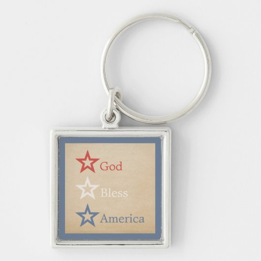 Simple Chic Stars-Sleutelhanger Sleutelhanger (Voorkant)