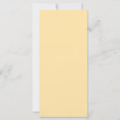 Simple Chic Wedding Menu Card | Custom Minimalist  (Achterkant)