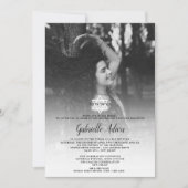 Simple chicstar hebrew name foto Bat Mitzvah Kaart (Voorkant)