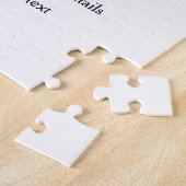 Simple christmas party website barcode QR add name Legpuzzel (Zijkant)