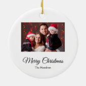 Simple Christmas Photo Ornament (Achterkant)