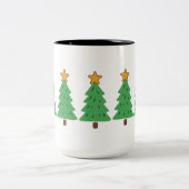 Simple Christmas Tree Tweekleurige Koffiemok (Center)