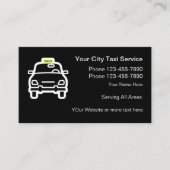 Simple City Taxi Service Visitekaartje (Voorkant)