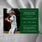 SIMPLE CLASSIC FORMAL PHOTO AFSTUDEREN UITNODIGING