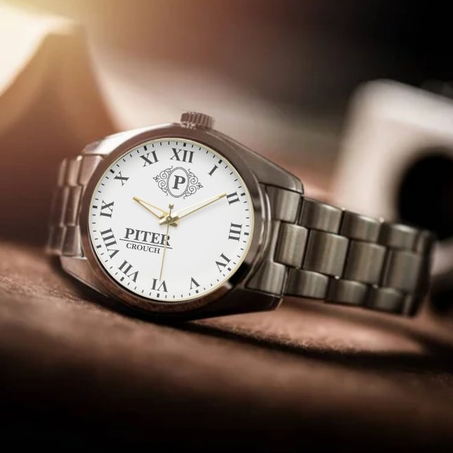 Simple classic look Monogram  Horloge (Creator heeft geüpload)