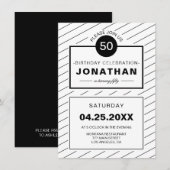 Simple Classy Birthday Kaart (Voorkant / Achterkant)