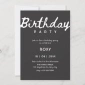 Simple classy birthday  kaart (Voorkant)