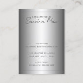 Simple Classy Minimalist Jewelry Display Card Visitekaartje (Achterkant)