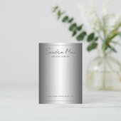 Simple Classy Minimalist Jewelry Display Card Visitekaartje (Staand voorkant)