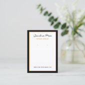 Simple Classy Minimalist Jewelry Display Card Visitekaartje (Staand voorkant)