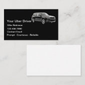 Simple Classy Uber Driver Ride Hailing Visitekaartje (Voorkant / Achterkant)