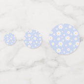 Simple Classy White Daisy Floral Confetti (Voorkanten)