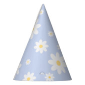 Simple Classy White Daisy Floral Feesthoedjes (Links)