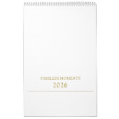 Simple Clean Typography Design Kalender (Hoes)